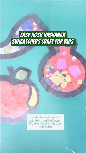 Easy Rosh Hashanah Craft for Kids #jewishholidays #roshhashanah