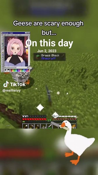 The Goose with a Knife in Minecraft: A Fun Mod Experience