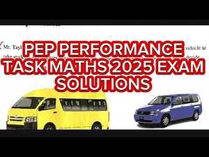 PEP Maths performance task exam 2025 solutions #education #jamaica #grade6