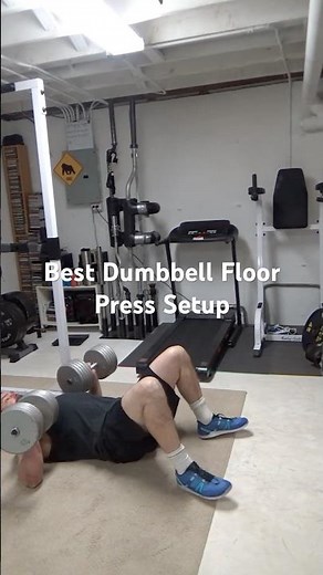The Best Dumbbell Floor Press Setup Nobody Teaches But Everyone Needs #floorpress #technique