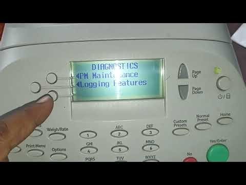 Pitney Bowes wasting ink error clear procedure