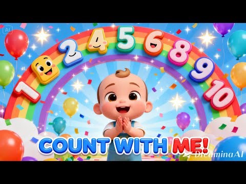 “123 Number Song for Kids | Learn to Count 1 to 10 🎶 Fun Counting Rhyme for Toddlers”