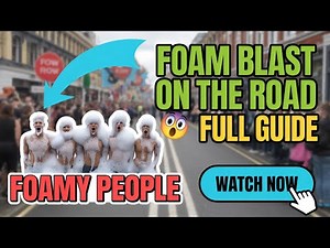 This Outdoor Foam Party Took Over the Street – You Must See It!