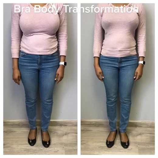 Client transformations with only a great fitting bra. No weight loss programs, no deprivation only a great fitting bra This is only achieved with a fitting appointment Book a fitting by visiting our bio More details in our bio #brafittingtips #brahacks #beforeandafter #curvytok #plussizetok #bratok #brafitting