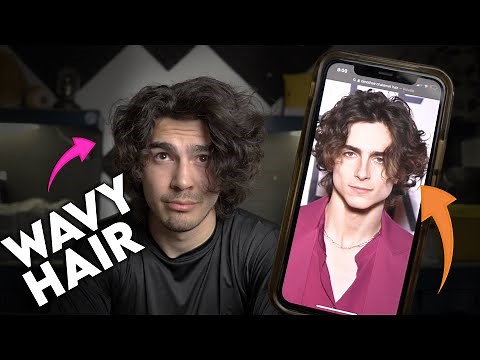 WAVY HAIR TUTORIAL | Timothee Chalamet Inspired Hairstyle | How To Style Wavy Hair | WAVY HAIR GOD