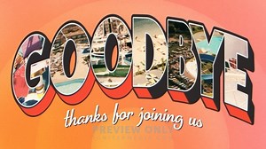 Greetings From Summer - Goodbye - Title Graphics