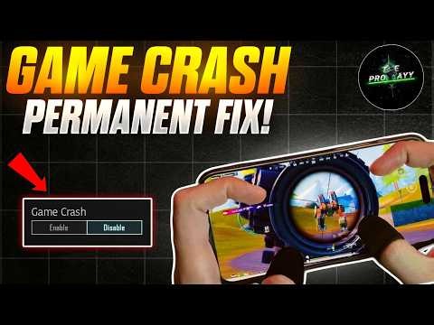 THE ONLY VIDEO YOU NEED TO FIX GAME CRASH IN BGMI(with proof)💯🚨🔥