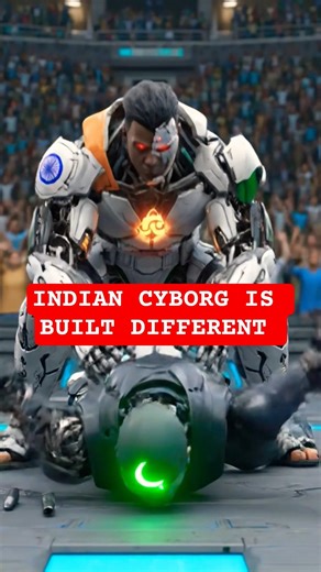 AI Cyborg Battle 🤖 | Built Different 🔥 #cosplay