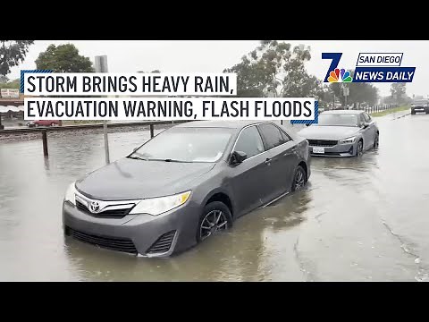 Thurs. Feb. 1 | San Diego storm brings heavy rain, evacuation warning, flash floods | NBC 7