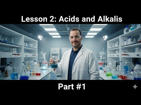 science prep 1 second term lesson 2 Acids and Alkalis Explained Simply part 1 | مستر أحمد شعبان