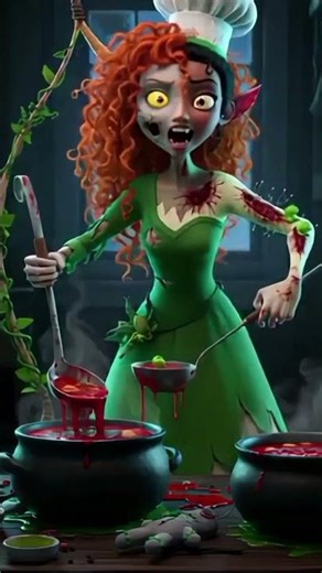 Merida Zombie: Arrow of Terror in the Infected Scottish Highlands!#MeridaZombie, #BraveHorror