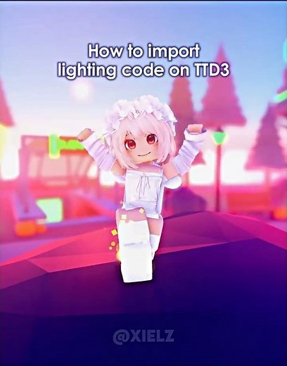 how to put the lighting codes on ttd3! 🫶