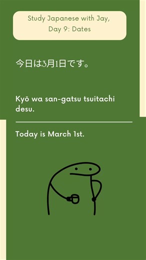 Learn how to say dates in Japanese with simple, beginner-friendly sentences. Perfect for practicing months and days naturally. #LearnJapanese #JapaneseDates #BeginnerJapanese #LanguageLearning