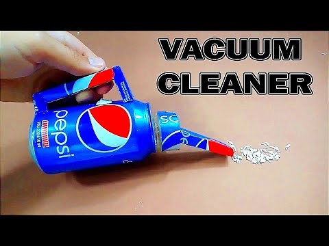 ساخت جاروبرقی کوچک و قوی با قوطی پپسی | How To Make A High Power Vacuum Cleaner From Pepsi