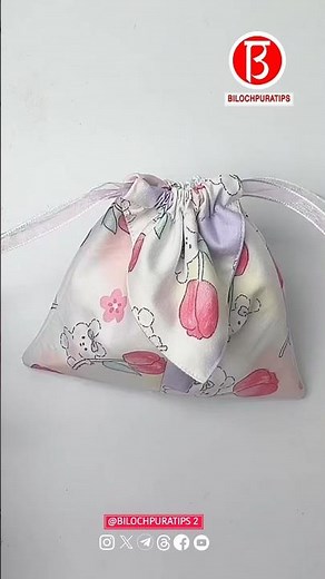 Multi-Layer Drawstring Bag Sewing Tutorial