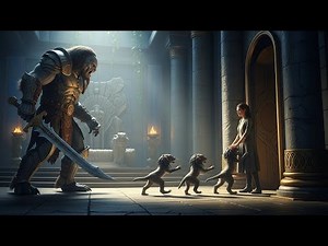 The Alpha Beast Drew His Blade — Then Froze When His Cubs Ran to the Human, Calling Her “Mother.”