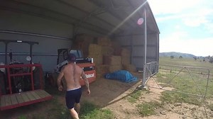 Towed into a FMX ramp on a downhill bike. GoPro Airborne Bicycles | Barry Nobles