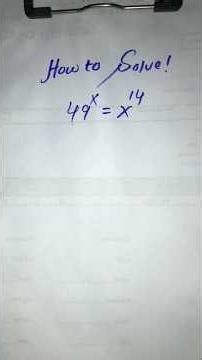 A Beautiful Exponential Problem | How to Solve? #maths #khanx #matholympiad #education