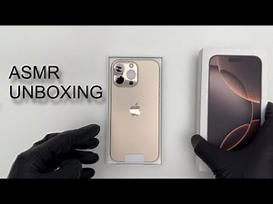iPhone 16 Pro Max (Desert Titanium) ASMR UNBOXING