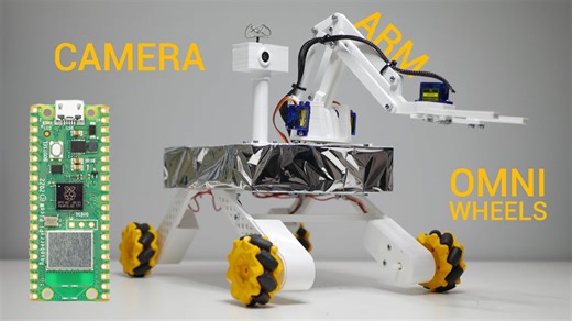 Raspberry Pi Pico W Mini Mars Rover #piday #raspberrypi @Raspberry_Pi