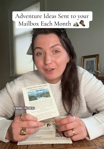 Bucket list locations sent via snail mail! (And so much more) Welcome to day 5 of Trail Mail unboxing!! #bucketlisttravel #adventuretravel #hikinggirl #outdoorsy #womenwhotravel