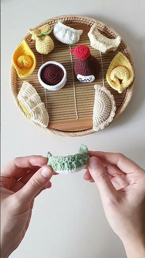 Crochet Dumpling | Chinese Dumplings | Amigurumi Tutorial | SpringDay DIY
