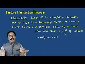 Math | Metric Spaces | Cantor's Intersection Theorem | Lect. 7 | Dr. S.S.Bellale | DSCL