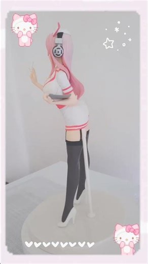 unbox nurse super sonico with me!! #animefigures #supersonico #figure #figurecollection