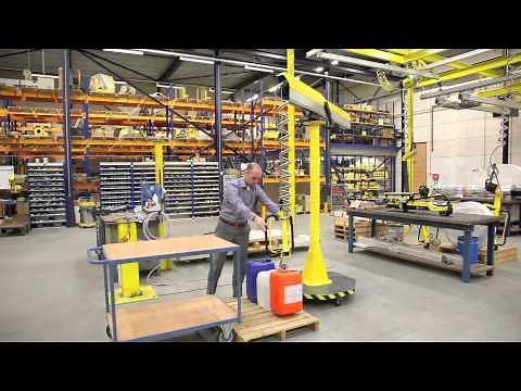 Dotec Air Balance Lifter. Integrated Air Balancer and End effector Hebehilfe