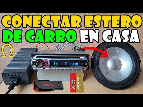 How to CONNECT a Car Stereo at HOME Step by Step SUPER EXPLAINED (MP3 USB SD FM Ω)