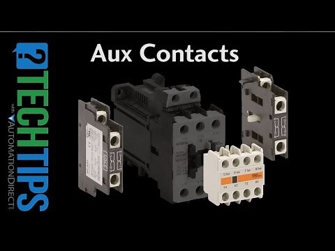 Motor Contactor Aux Contacts How to Use from AutomationDirect