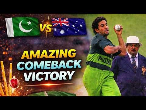 Australia vs Pakistan | Shane Warne and Steve Waugh Bowled Brilliantly | Aussies Amazing Comeback
