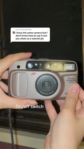 Minolta Riva Zoom Film Camera Tutorial