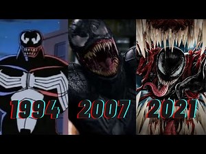 EVOLUTION OF VENOM IN MOVIES AND CARTOON(1994-2021)