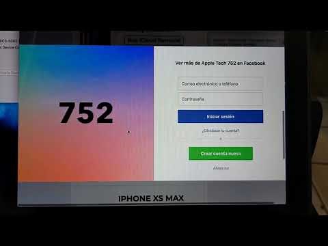 No más Apple Tech 752 icloud bypass Activación y Cuenta Falsa Fake de Facebook