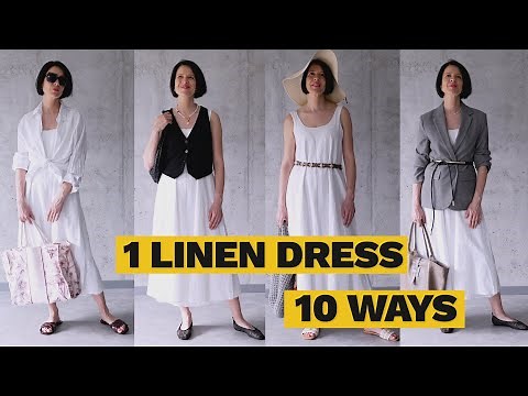 One Midi dress: 10 ways to wear it | Timeless Essentials | Maximize Your Wardrobe