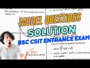 Bsc CSIT Model Question full Solutions | Full Explanation |
