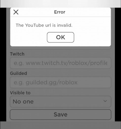 Roblox: "the YouTube url is invalid" #roblox #2023 #error