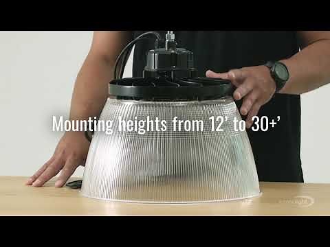 LED High Bay Lights: The E-HTH Series LED UFO High Bay