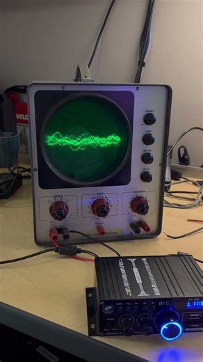 I got an oscilloscope