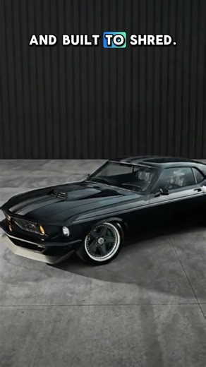 The Ultimate 1969 Mustang Fastback is PURE EVIL! 🖤🔥