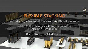 Flexible Board Stacking Solutions – Samtec Flex Stack
