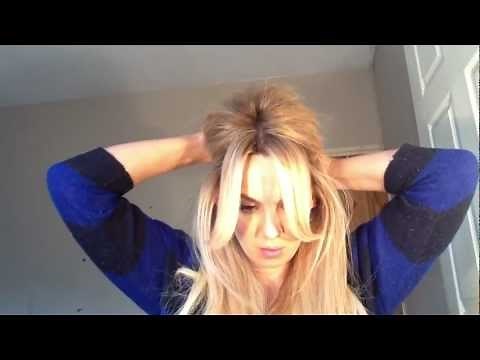 How To: "Brigitte Bardot" Hair Tutorial GlamLocksLondon.com