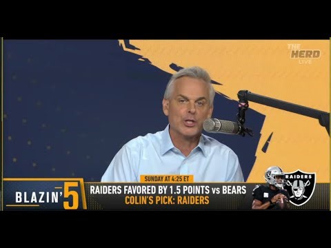THE HERD | Colin Cowherd BELIEVES Las Vegas Raiders Will BEAT Bears With GREAT Geno Smith Game | NFL
