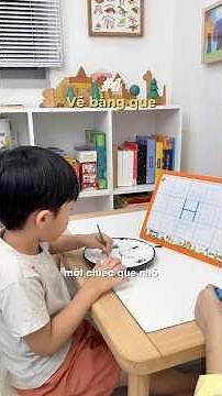 Luyện tập tay cho bé linh hoạt chuẩn bị tập viết chữ