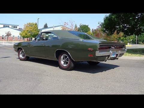Under 17K miles ! 1969 Dodge Charger R/T 440 in Green & Ride on My Car Story with Lou Costabile