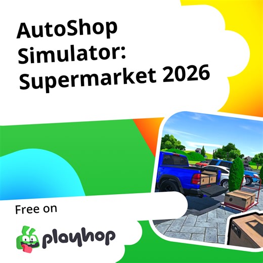 AutoShop Simulator: Supermarket 2026: Play Online For Free On Playhop