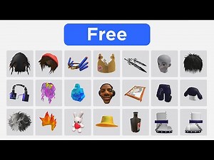 Every FREE Roblox Item Ever Discovered