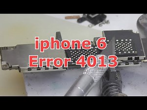 iphone 6 Error 4013