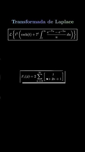 Una transformada de Laplace hermosa